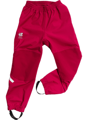 Skiddis skalbyxa raspberry framifrån böjt ben